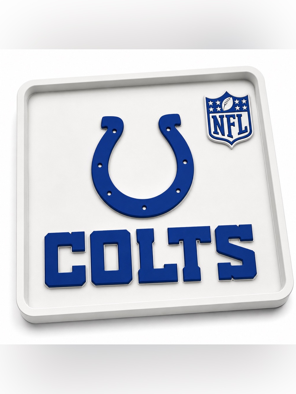 Indianapolis Colts NFL Pocket Dump Tray - For Keys, Wallet, Money, Etc